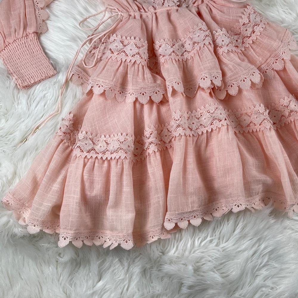 LAST ONE! L'ATISTE Cotton Candy Victorian Ruffled Lace Mini - Picture 6 of 16